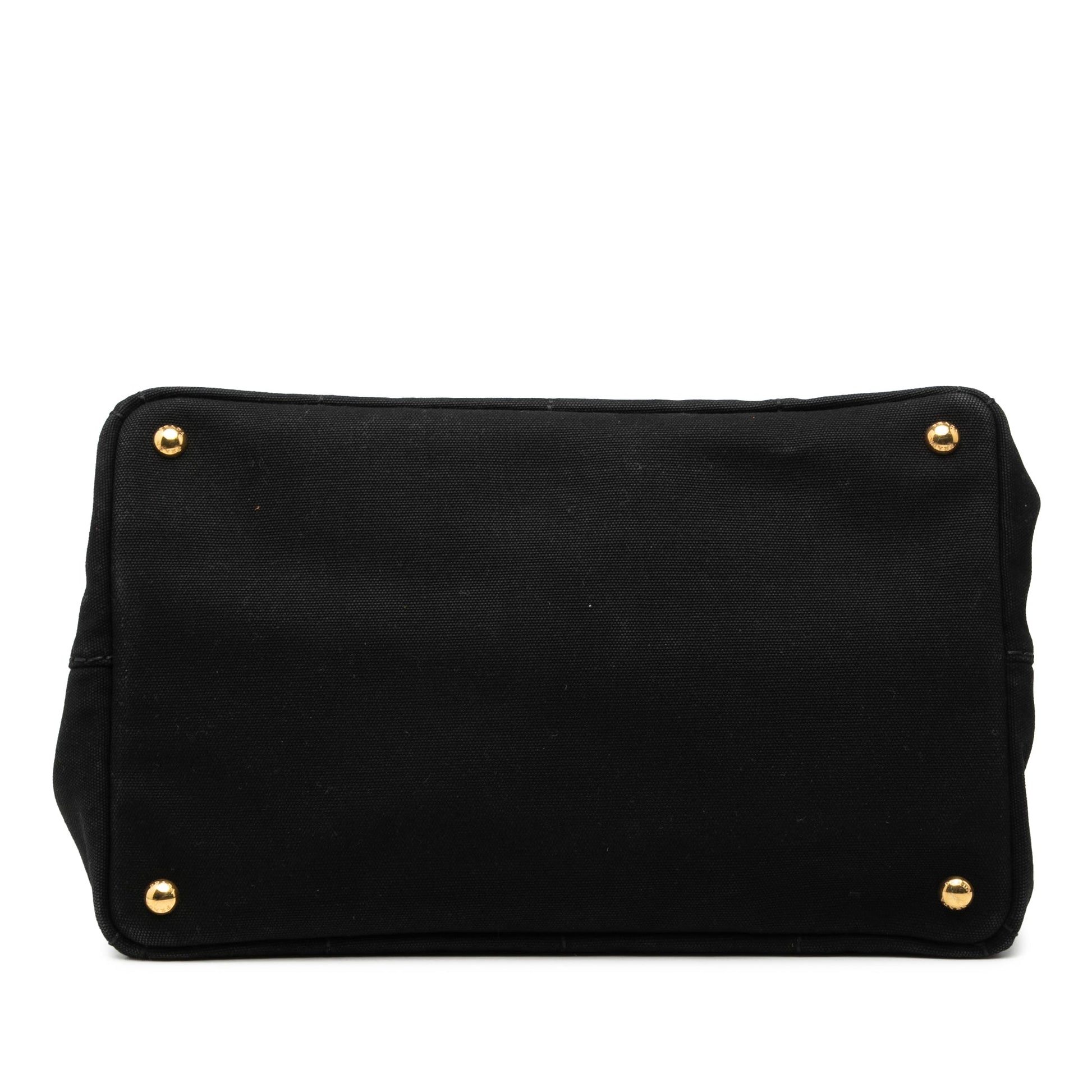 Prada Canvas Canapa Logo Satchel