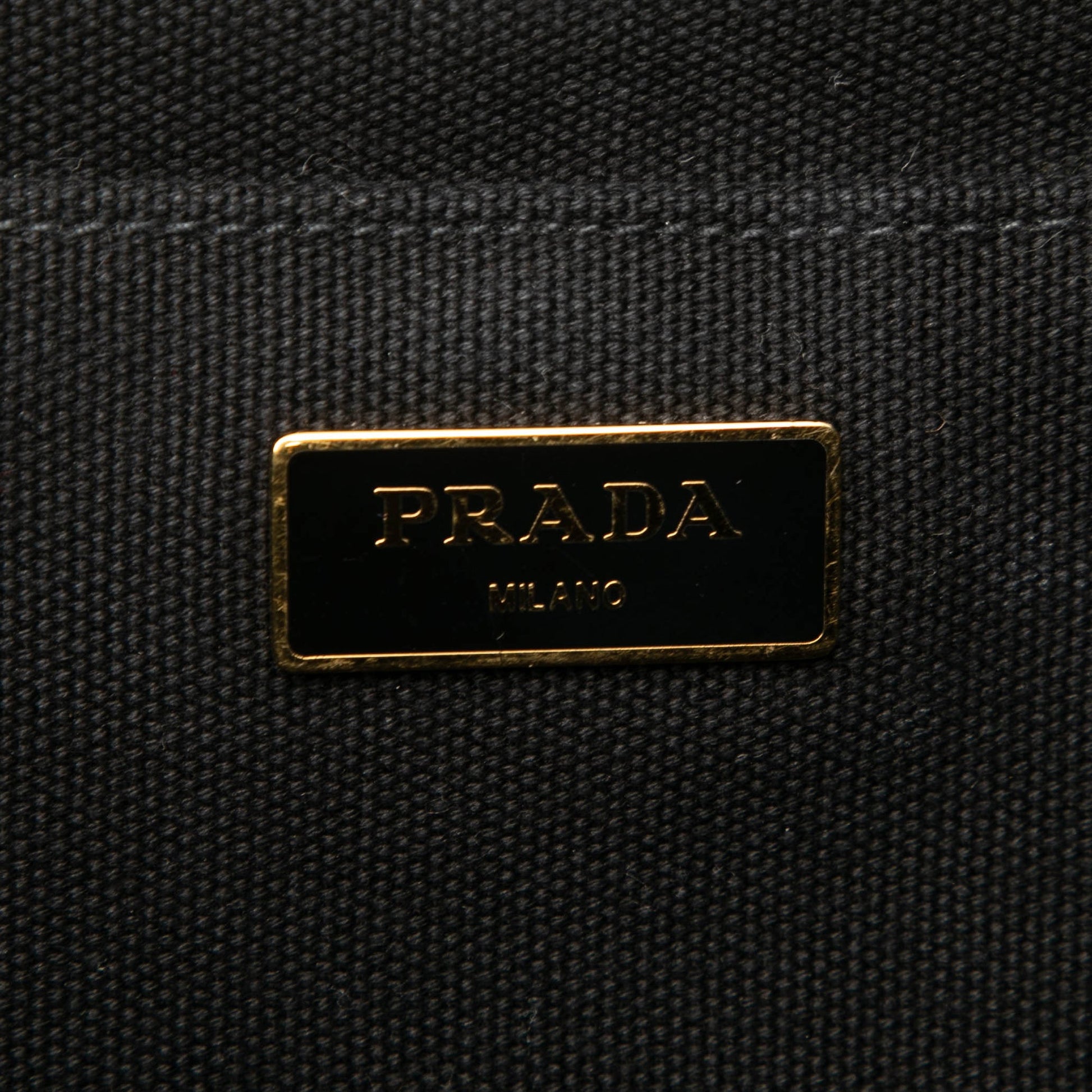 Prada Canvas Canapa Logo Satchel