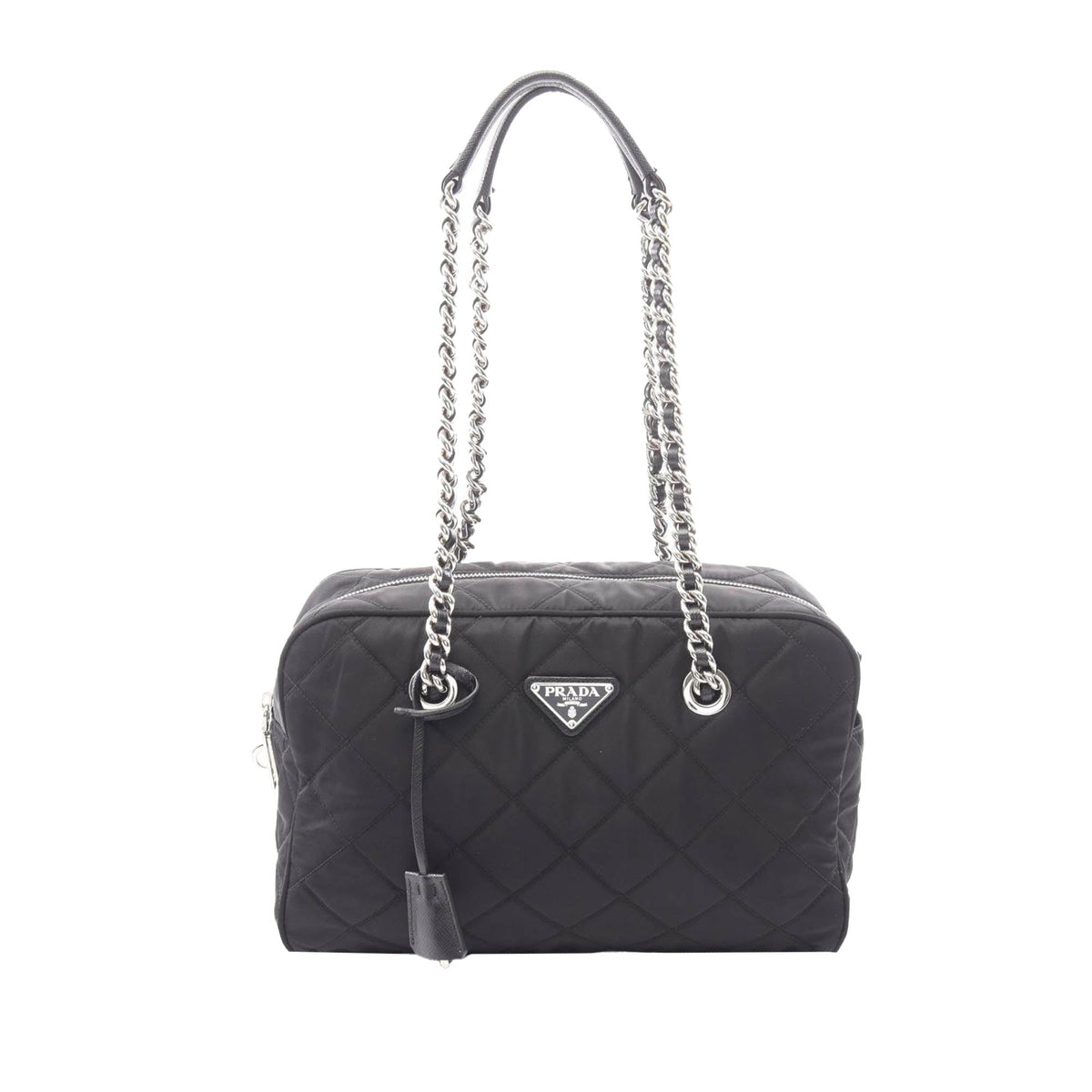 Prada Impuntu Tessuto Chain Shoulder Bag