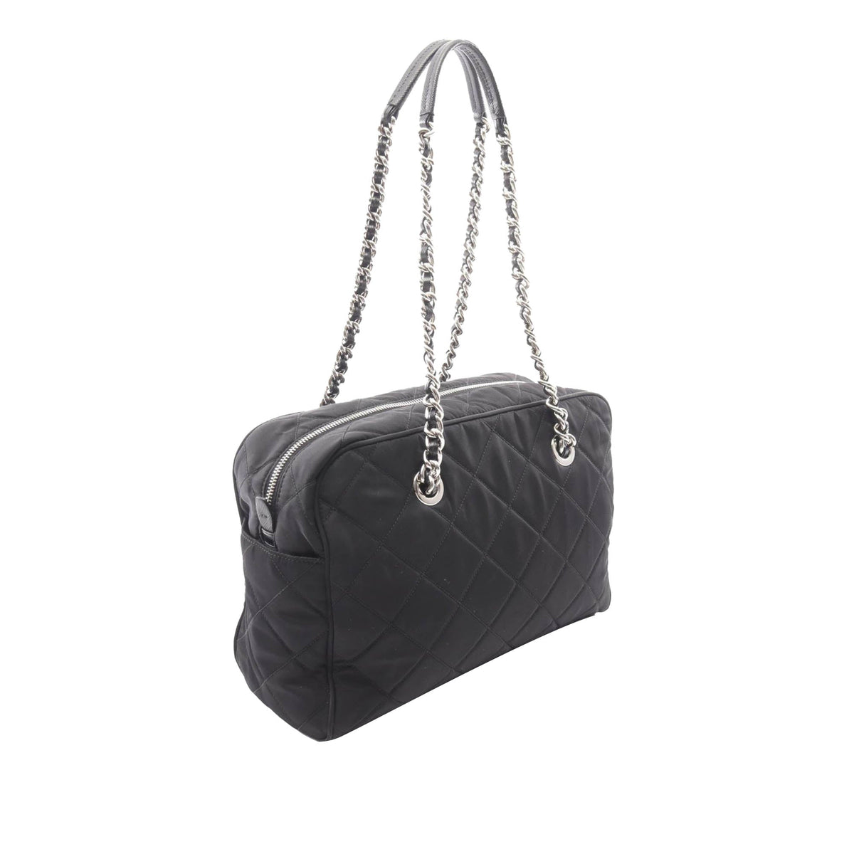 Prada Impuntu Tessuto Chain Shoulder Bag