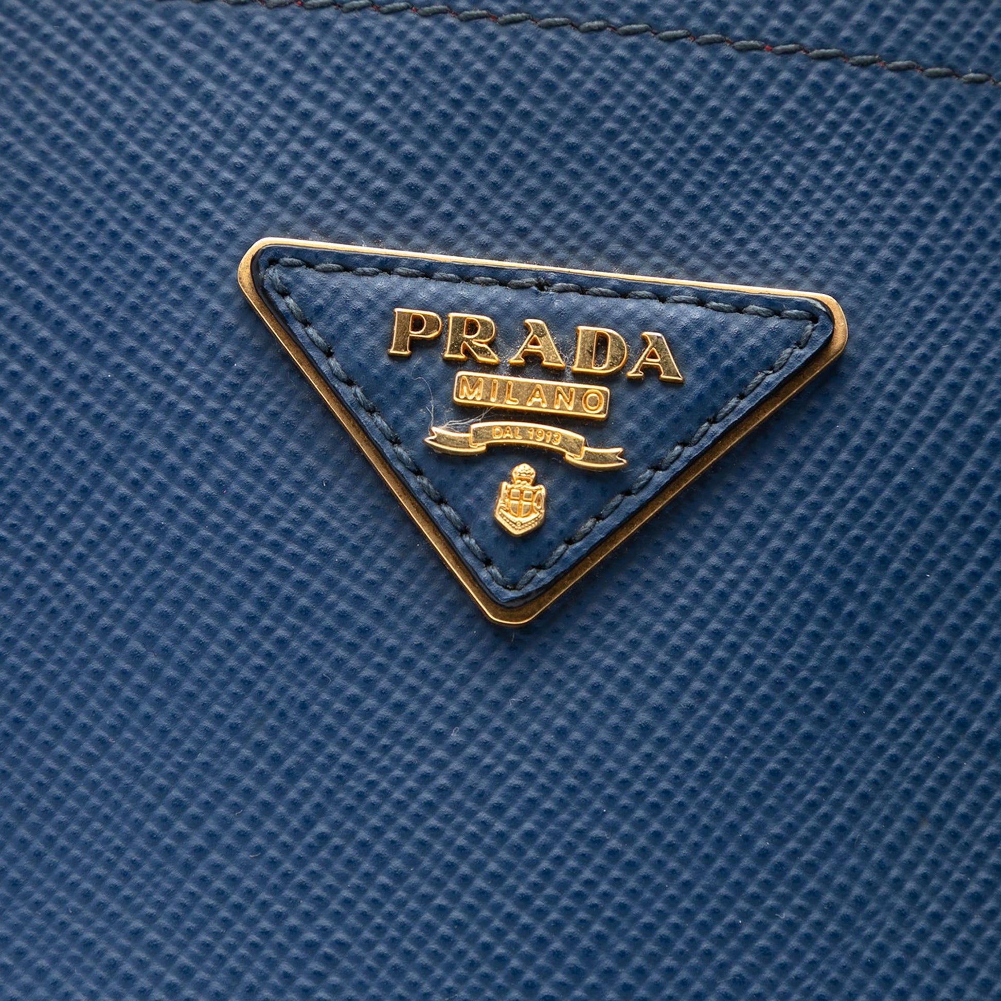 Prada Medium Saffiano Cuir Double Satchel