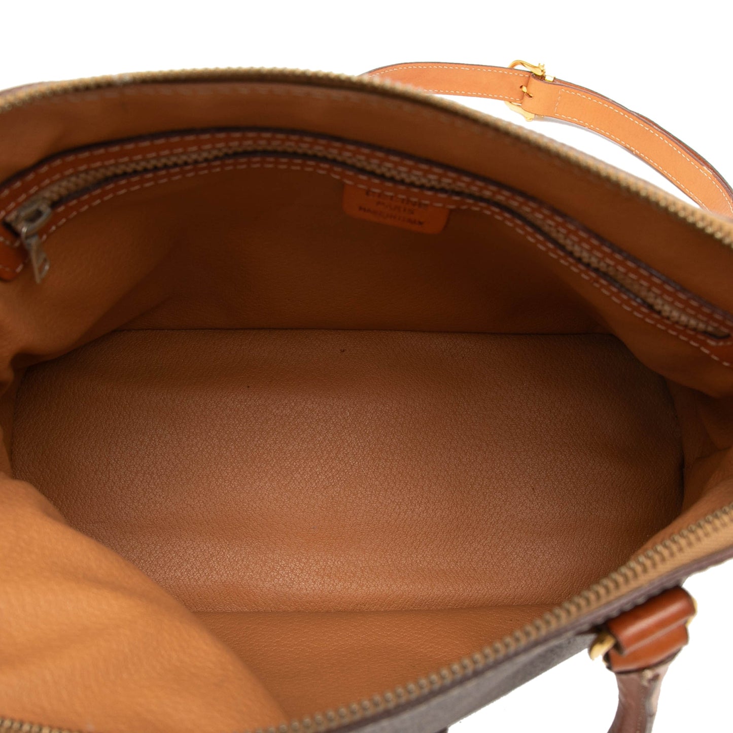 Celine Macadam Coated Canvas Dome Satchel