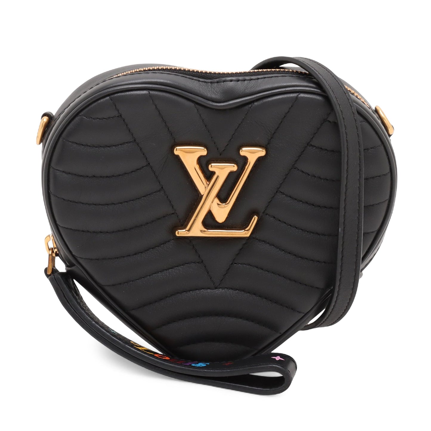 Louis Vuitton Leather New Wave Heart Crossbody