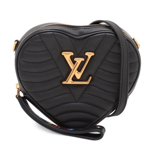 Louis Vuitton Leather New Wave Heart Crossbody