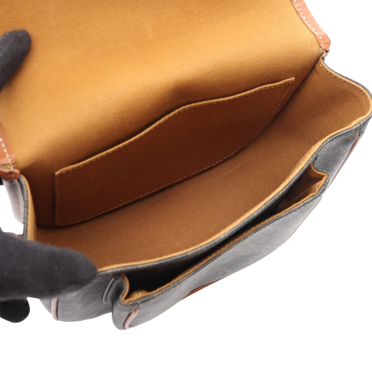 Celine MEdium Triomphe Coated Canvas Folco Crossbody