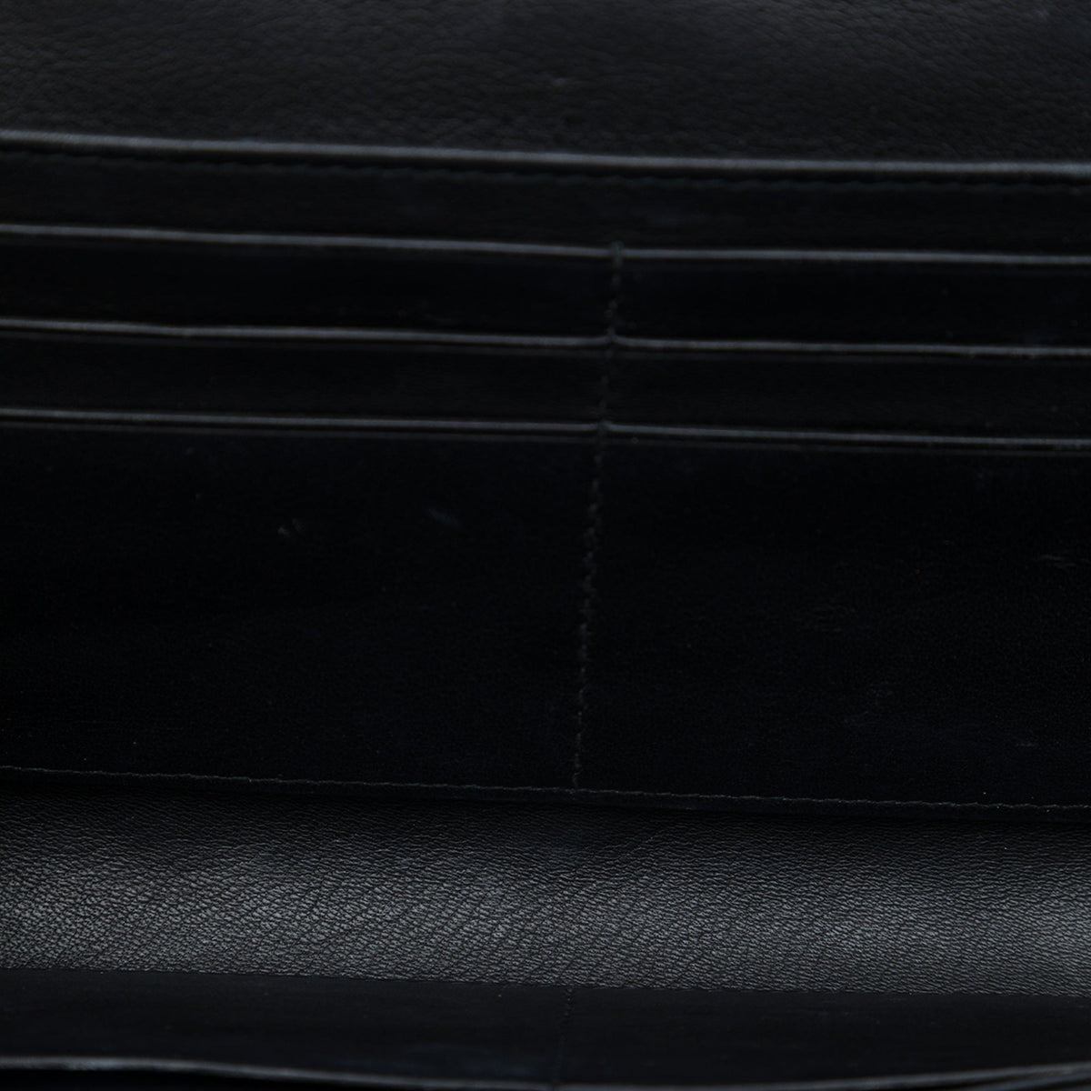 Dior Patent Cannage Lady Dior Wallet On Chain — Black