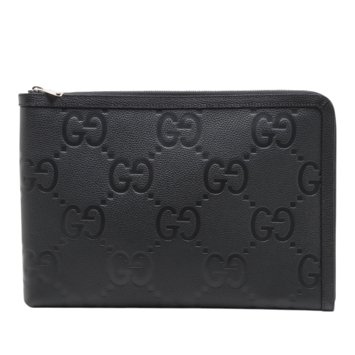 Gucci Jumbo GG Calfskin Clutch
