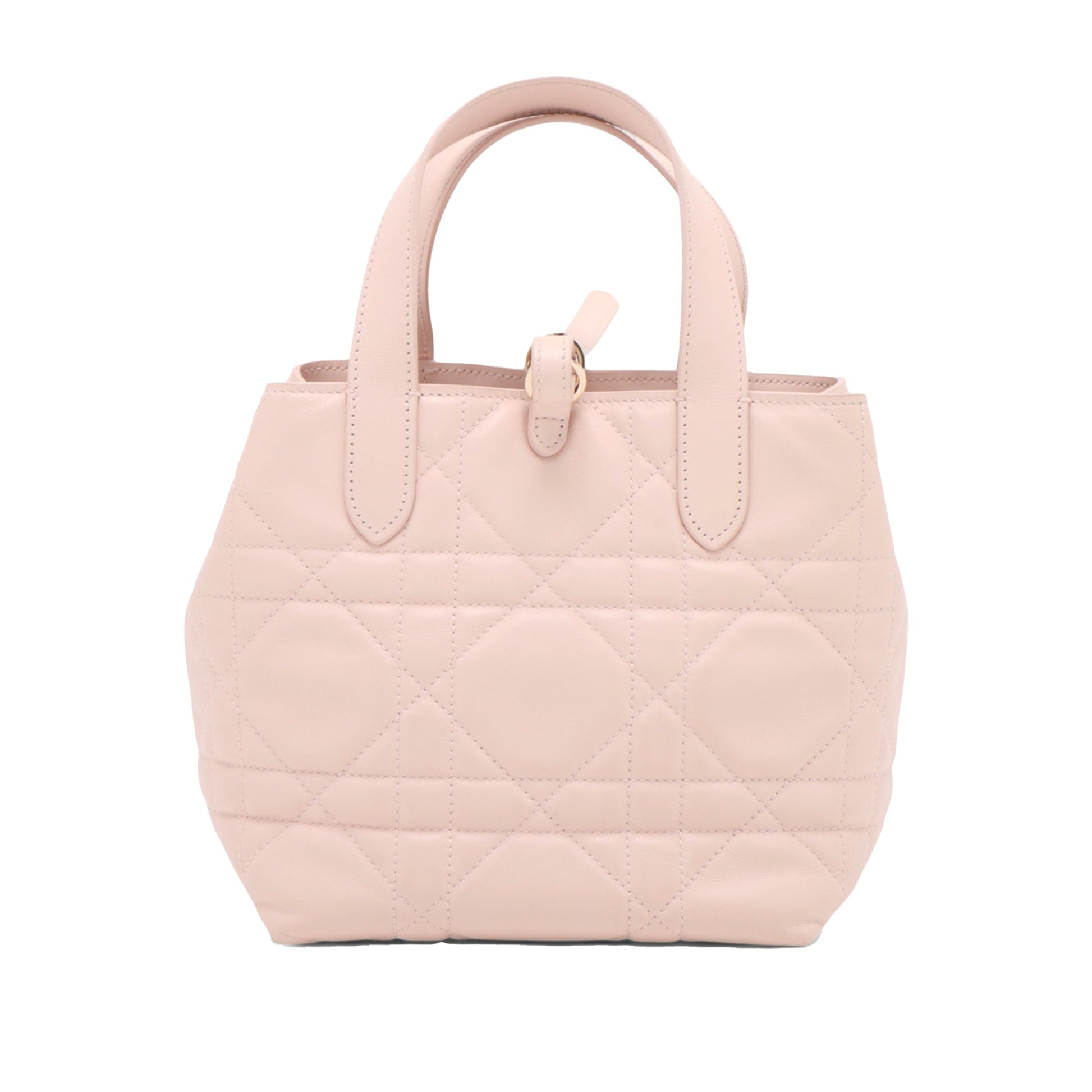 Dior Small Calfskin Macrocannage Toujours Vertical Tote