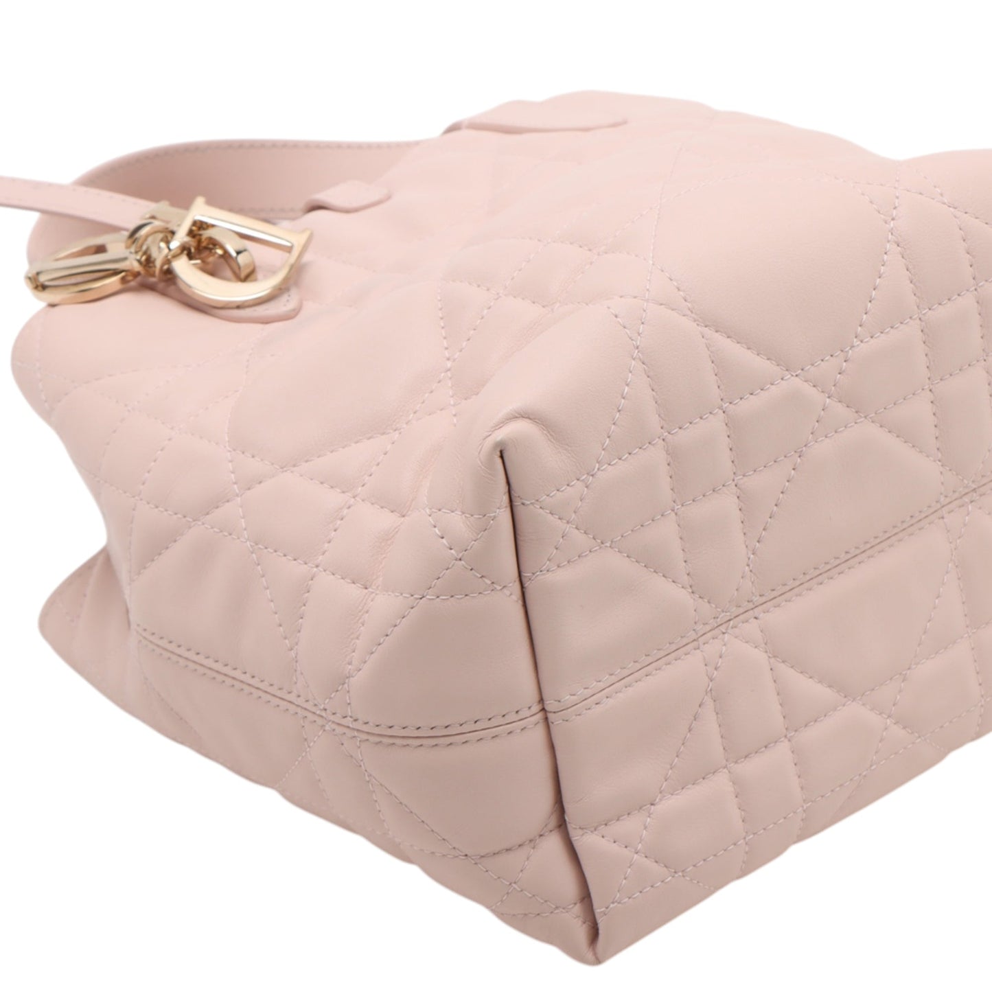 Dior Small Calfskin Macrocannage Toujours Vertical Tote