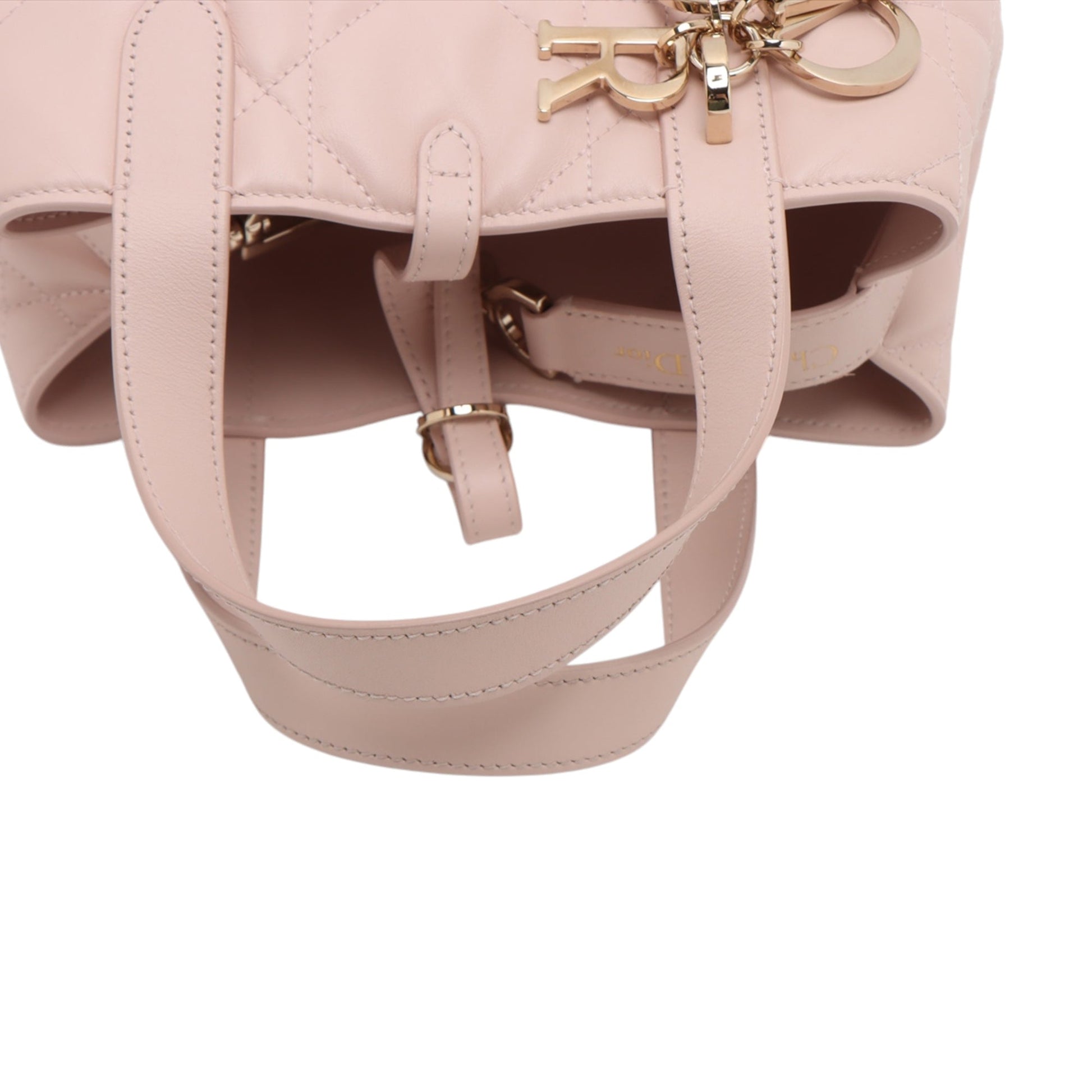 Dior Small Calfskin Macrocannage Toujours Vertical Tote
