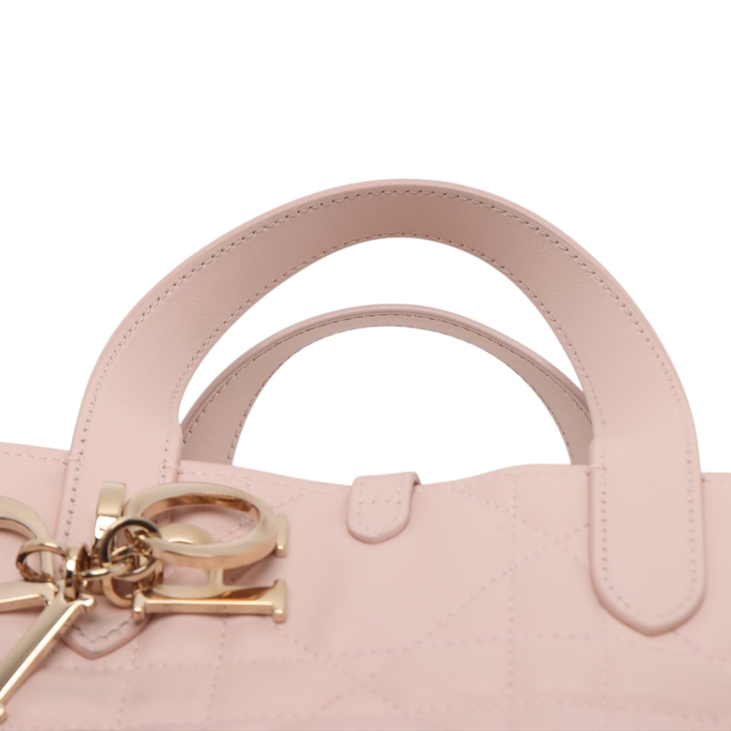 Dior Small Calfskin Macrocannage Toujours Vertical Tote