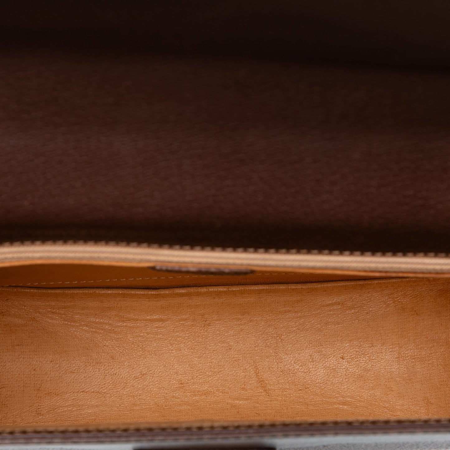Leather Bamboo Turn Lock Crossbody