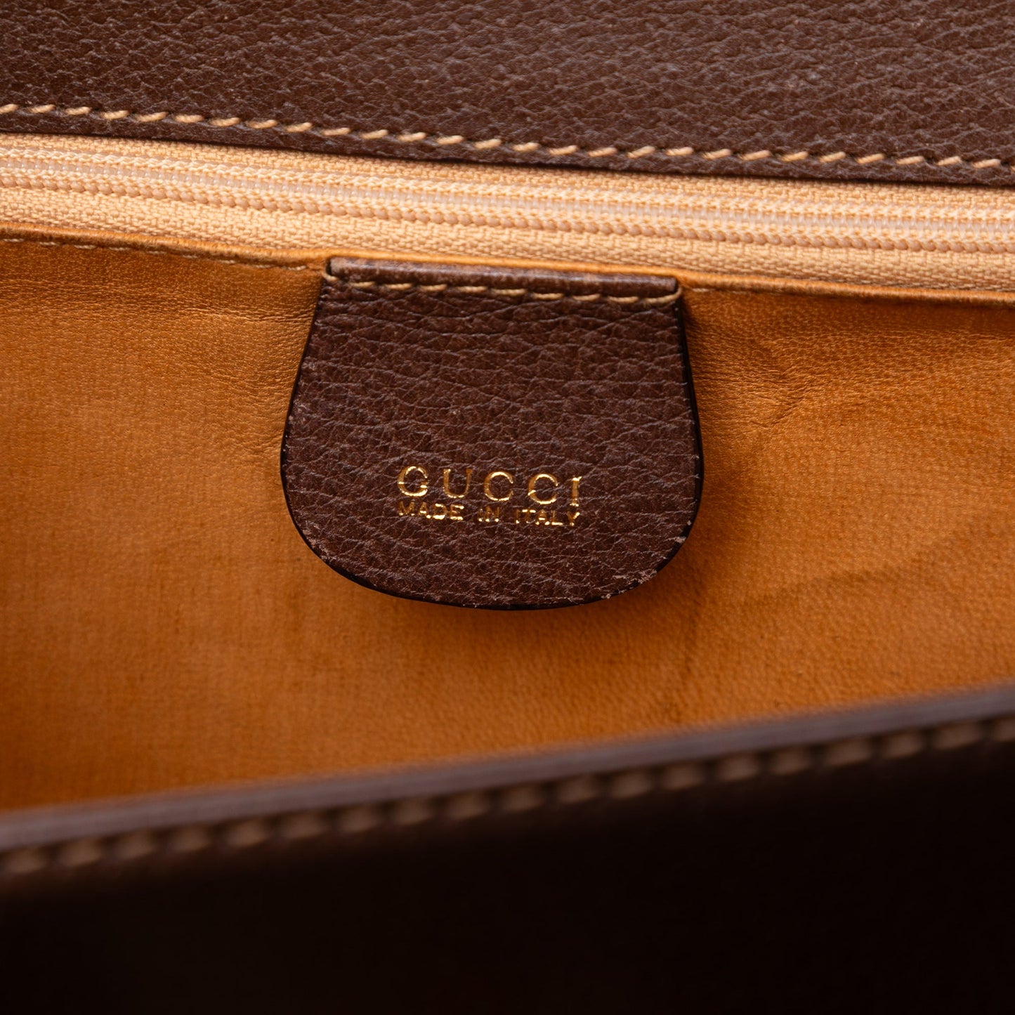 Leather Bamboo Turn Lock Crossbody