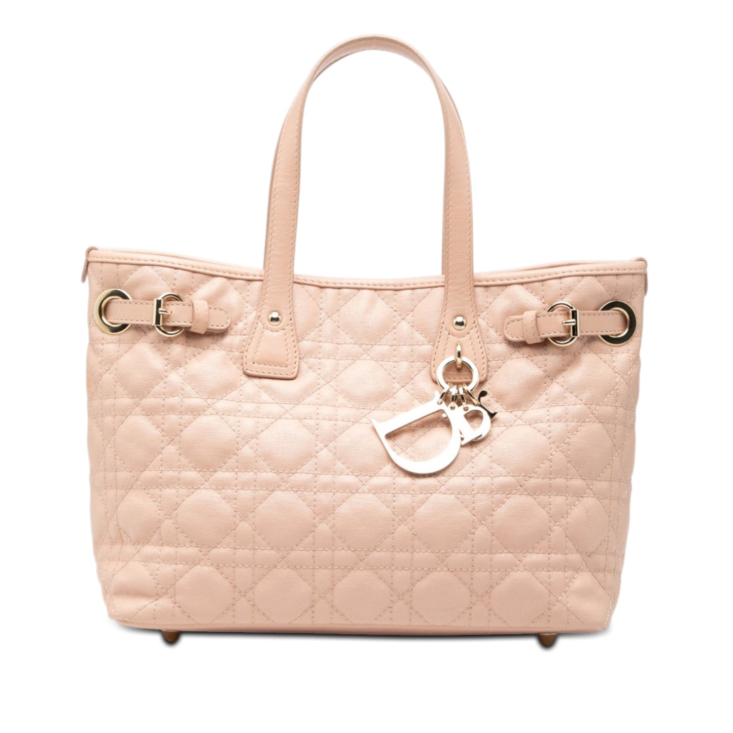 Medium Coated Canvas Cannage Panarea Tote