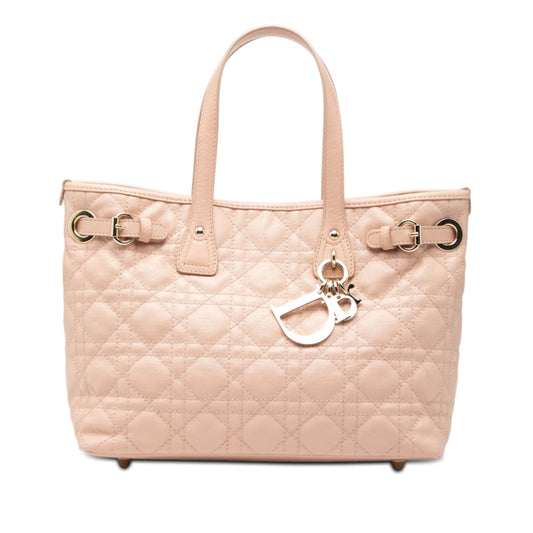 Medium Coated Canvas Cannage Panarea Tote