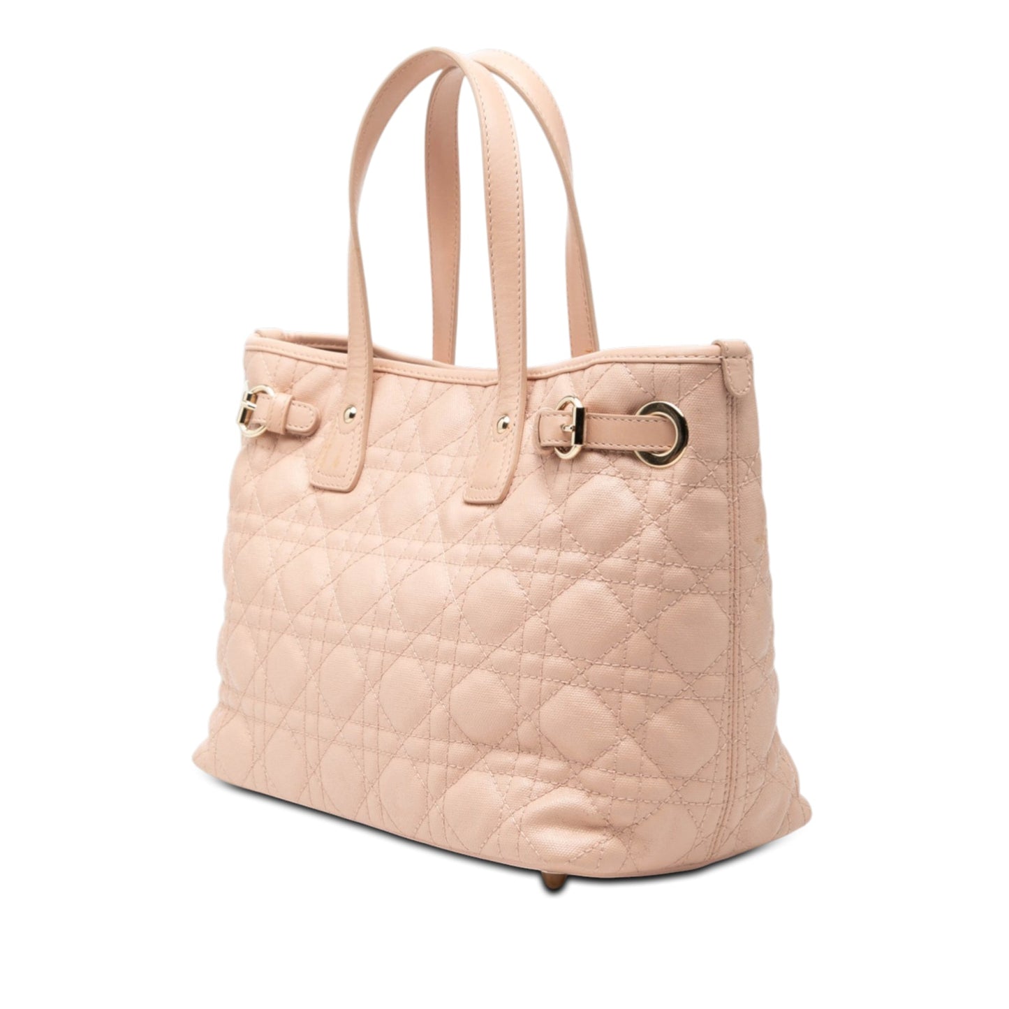 Medium Coated Canvas Cannage Panarea Tote