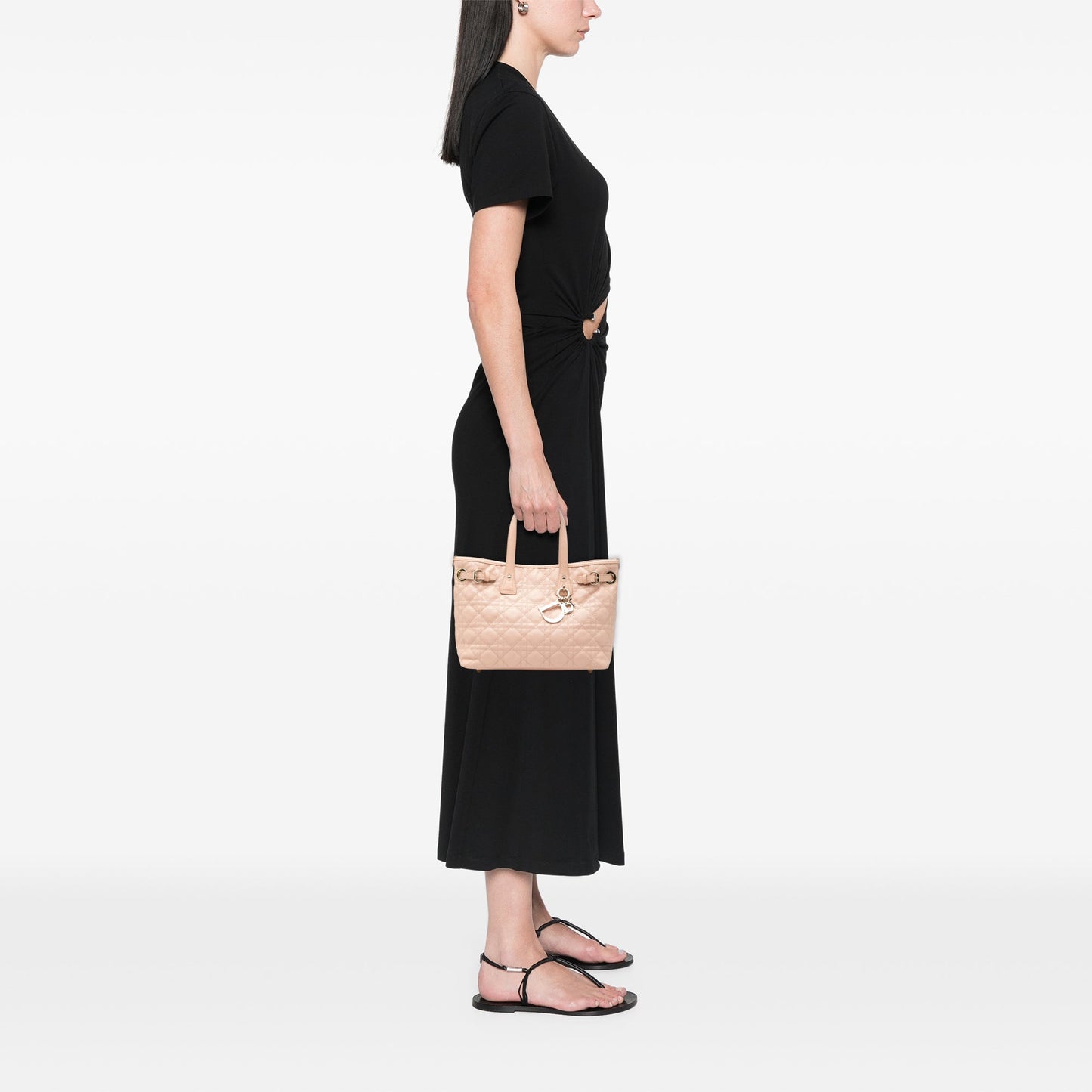 Medium Coated Canvas Cannage Panarea Tote