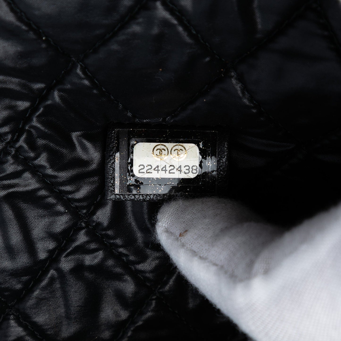 Large Quilted Lambskin O Case Clutch