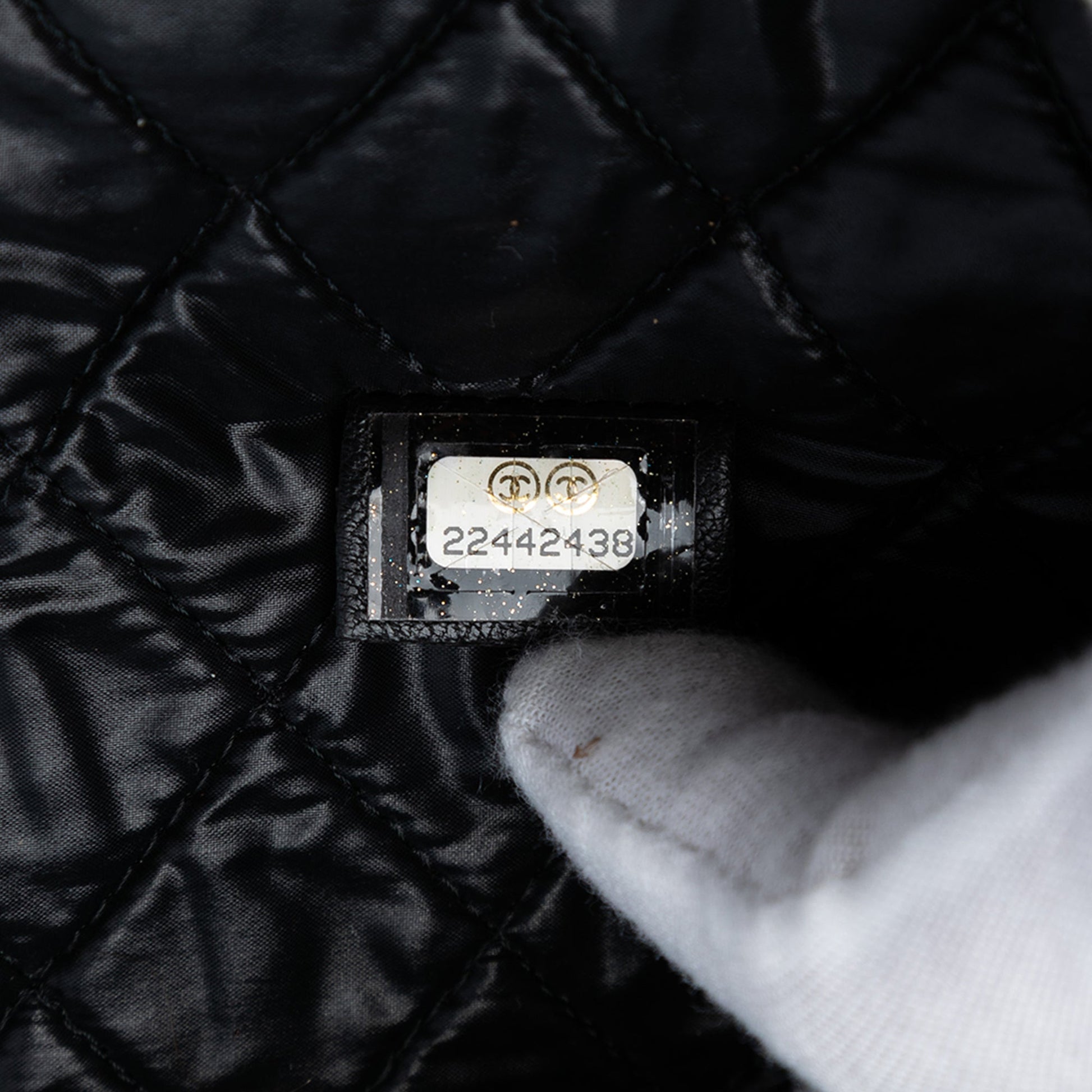 Large Quilted Lambskin O Case Clutch