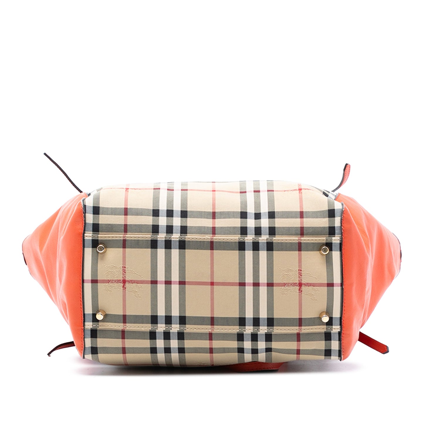Burberry Small Haymarket Check Canvas and Leather Canterbury Tote