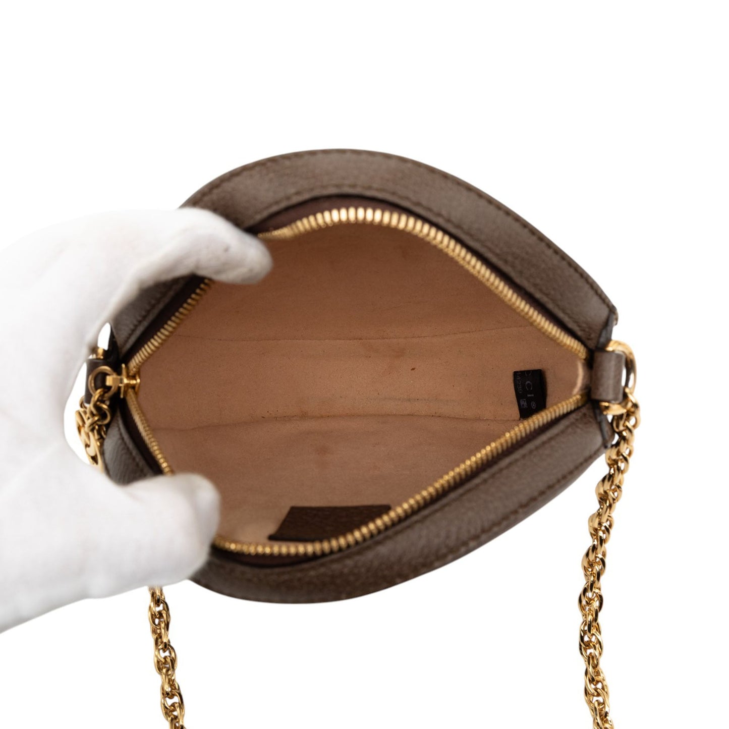 Mini GG Supreme Web Ophidia Round Crossbody