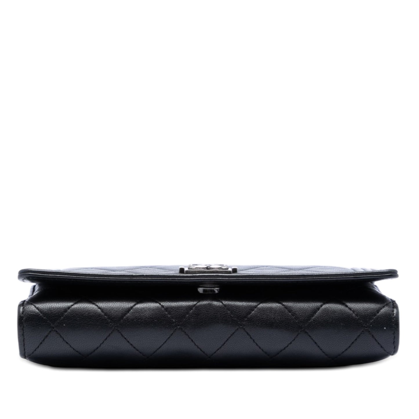 Chanel Quilted Lambskin Boy Wallet On Chain