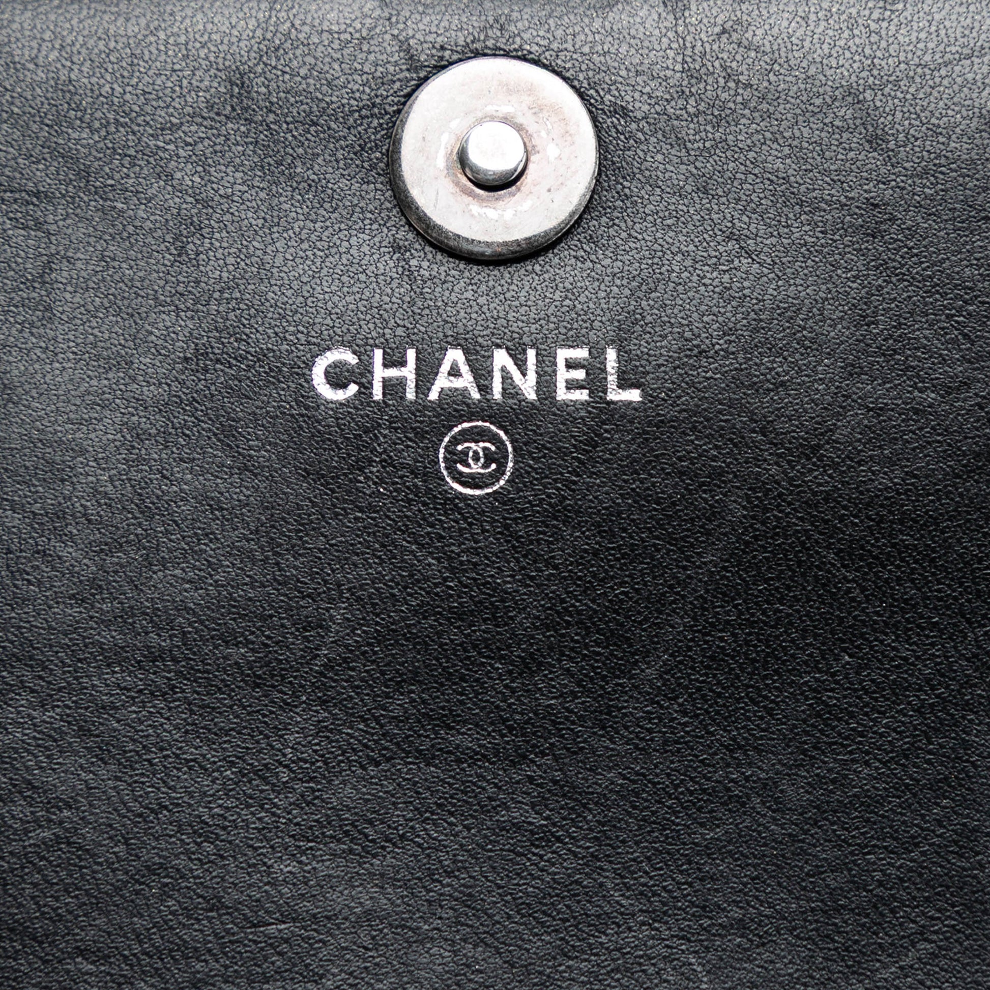 Chanel Quilted Lambskin Boy Wallet On Chain