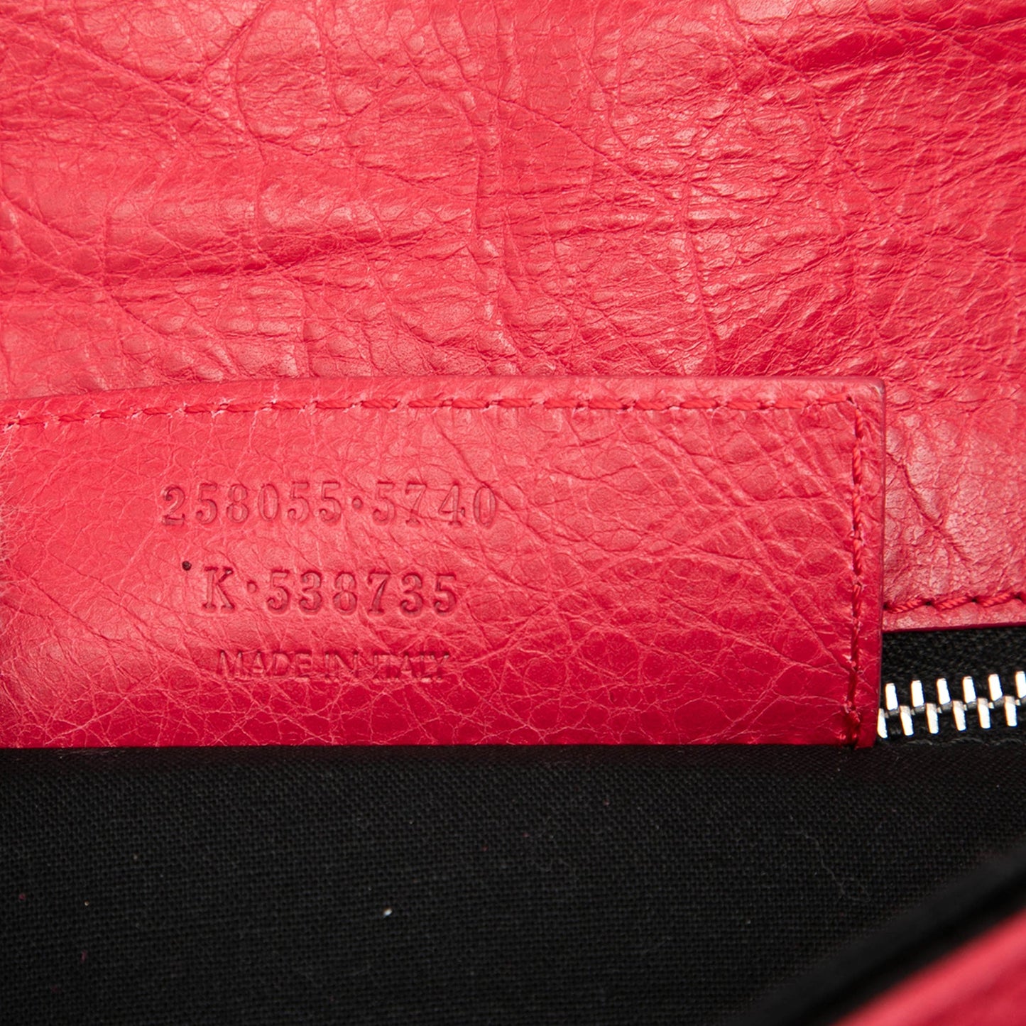 Balenciaga Lambskin Motocross Giant 21 Brogues Envelope Clutch