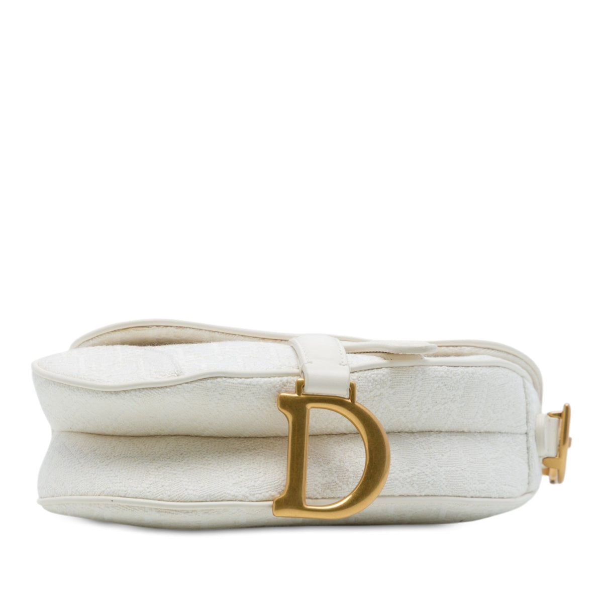 Dior Mini Oblique Embroidered Canvas Saddle Bag