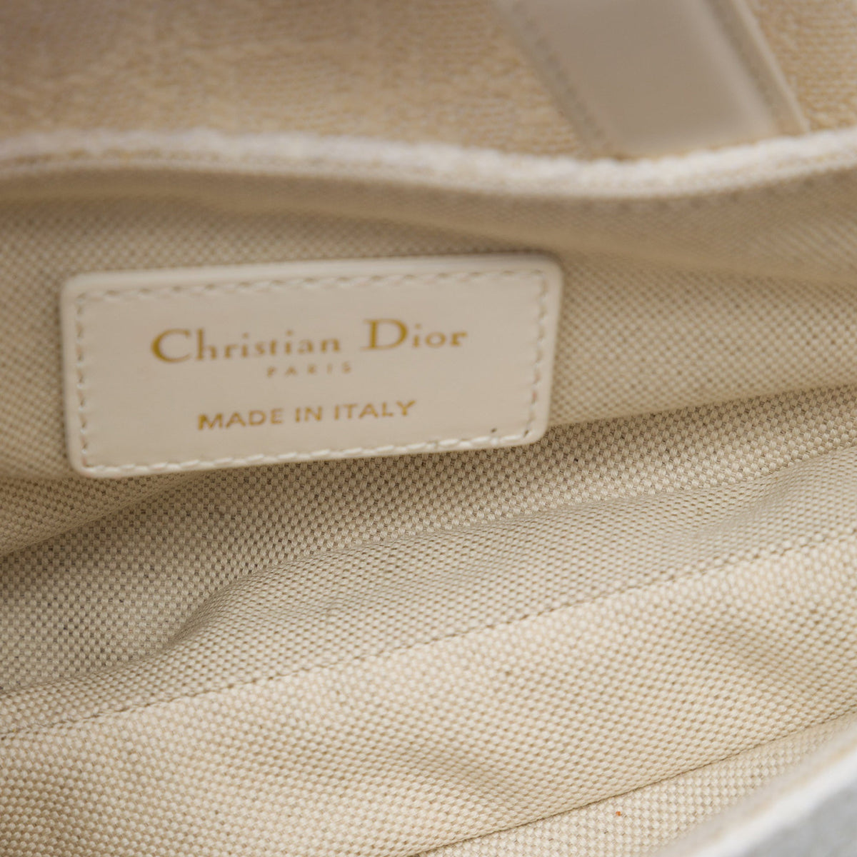 Dior Mini Oblique Embroidered Canvas Saddle Bag