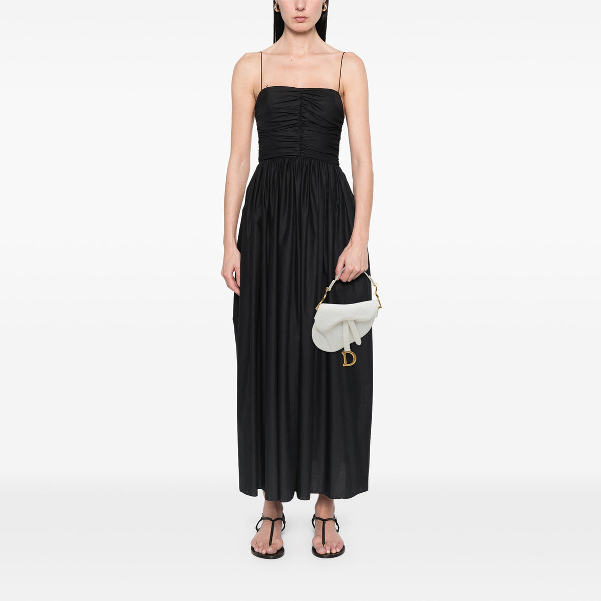 Dior Mini Oblique Embroidered Canvas Saddle Bag