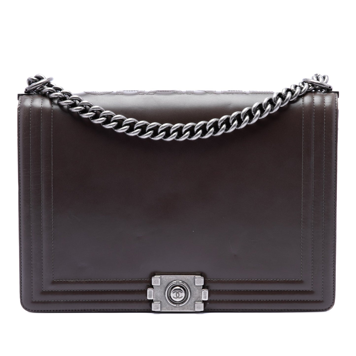 Chanel Large Glazed Calfskin Boy Flap