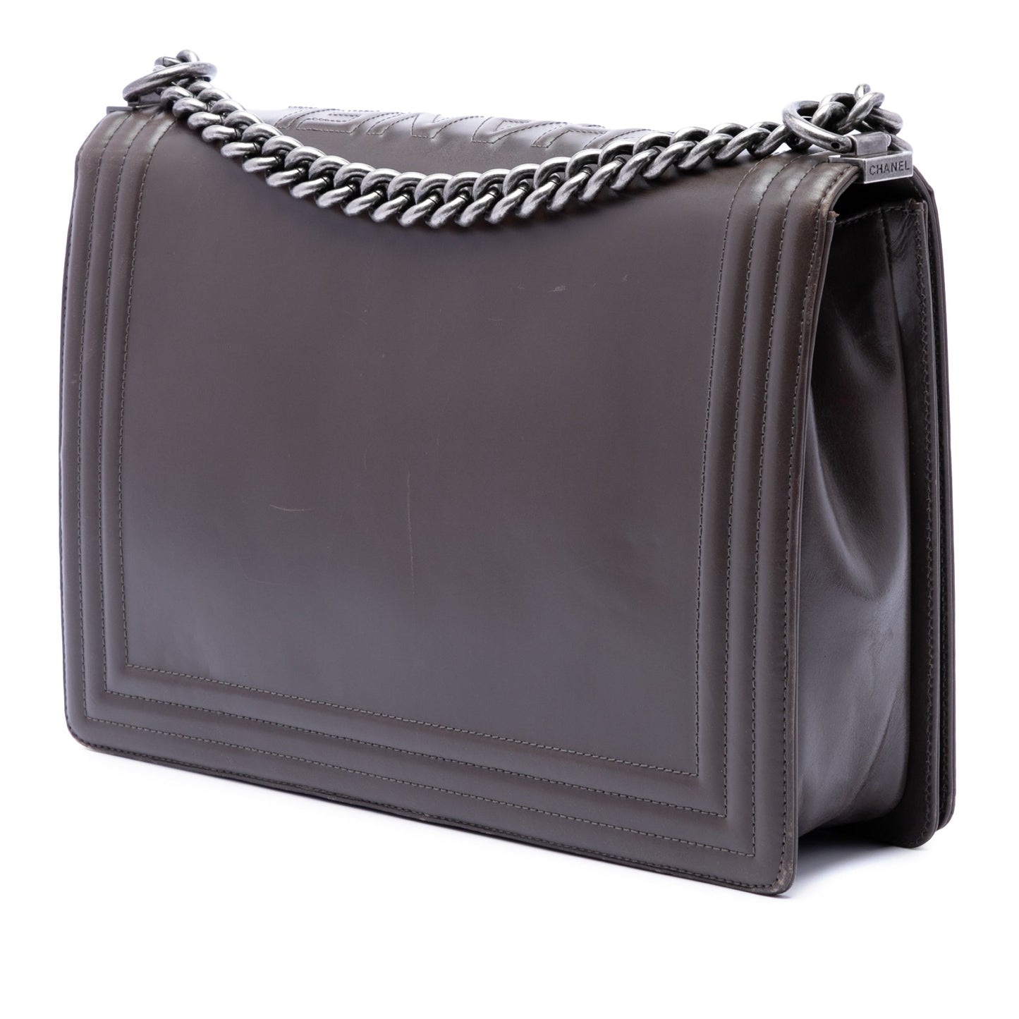 Chanel Large Glazed Calfskin Boy Flap