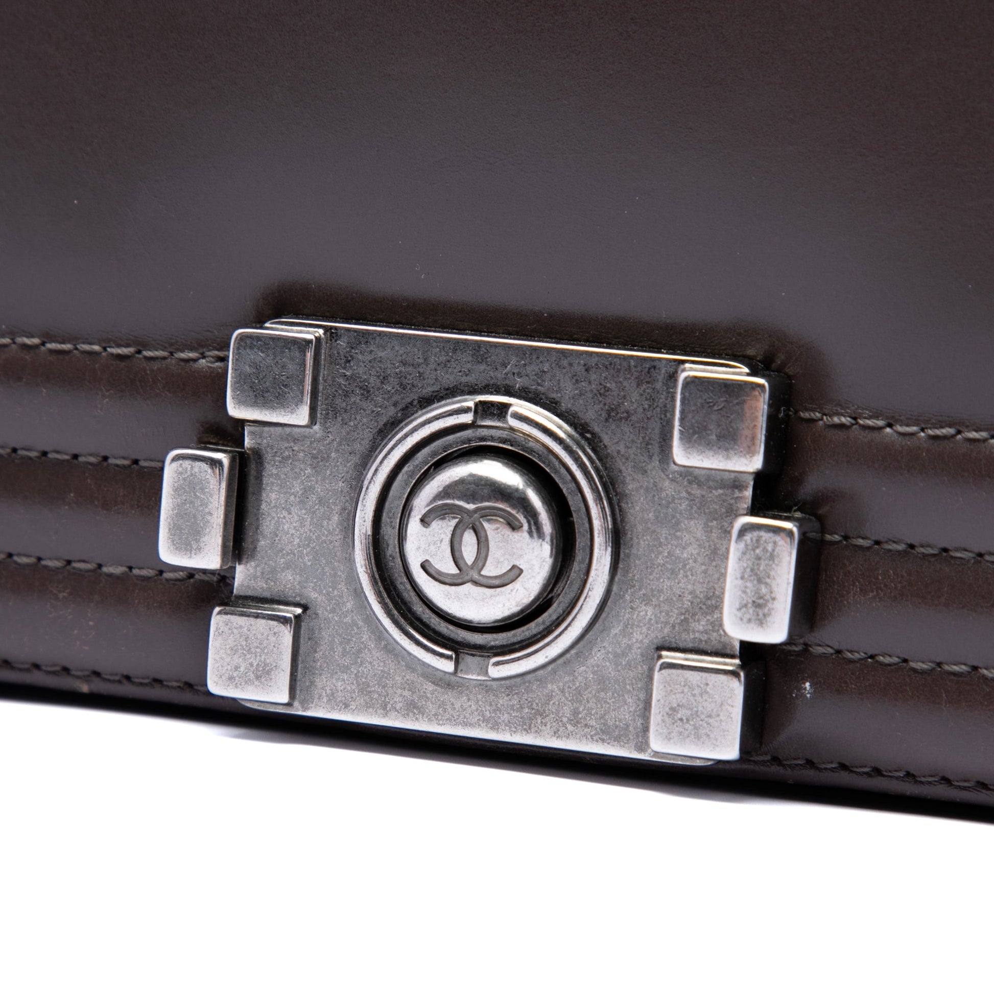 Chanel Large Glazed Calfskin Boy Flap