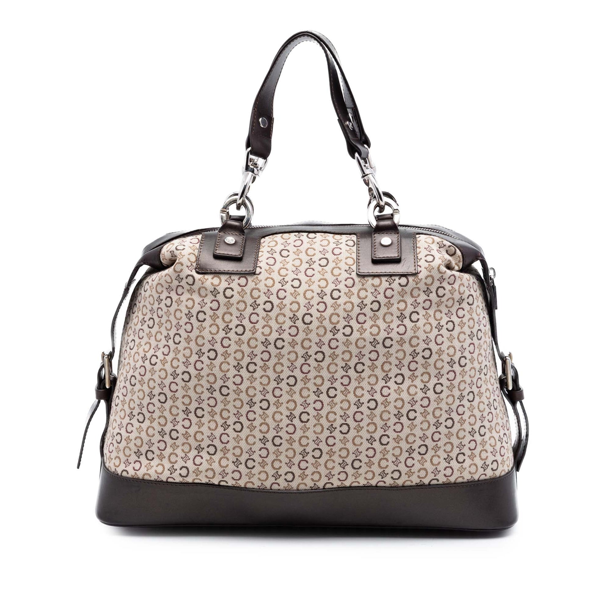 Celine C Macadam Canvas Handbag