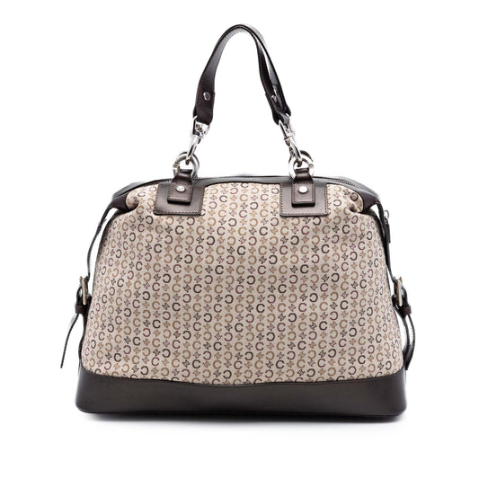 Celine C Macadam Canvas Handbag