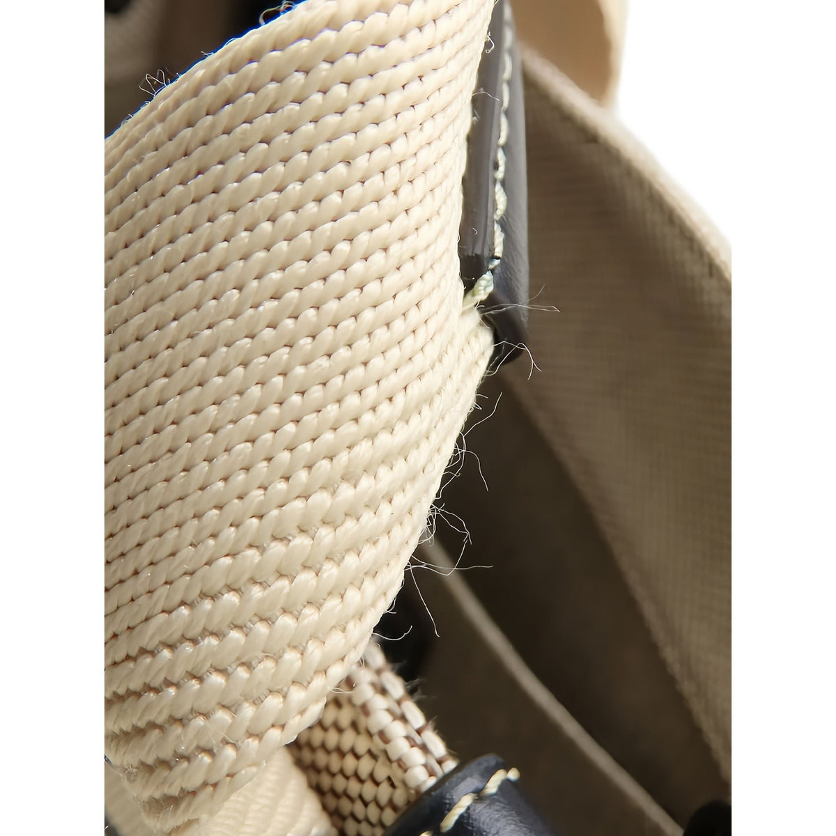 Chloé Small Canvas Woody Satchel — Beige