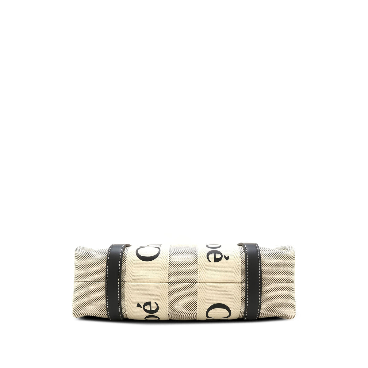 Chloé Small Canvas Woody Satchel — Beige