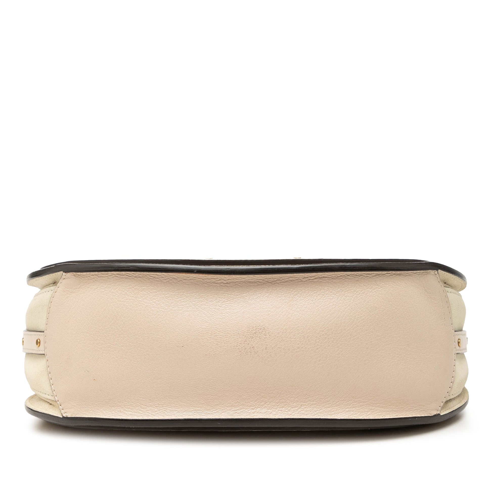 Chloé Medium Calfskin Suede Pixie Signature Satchel