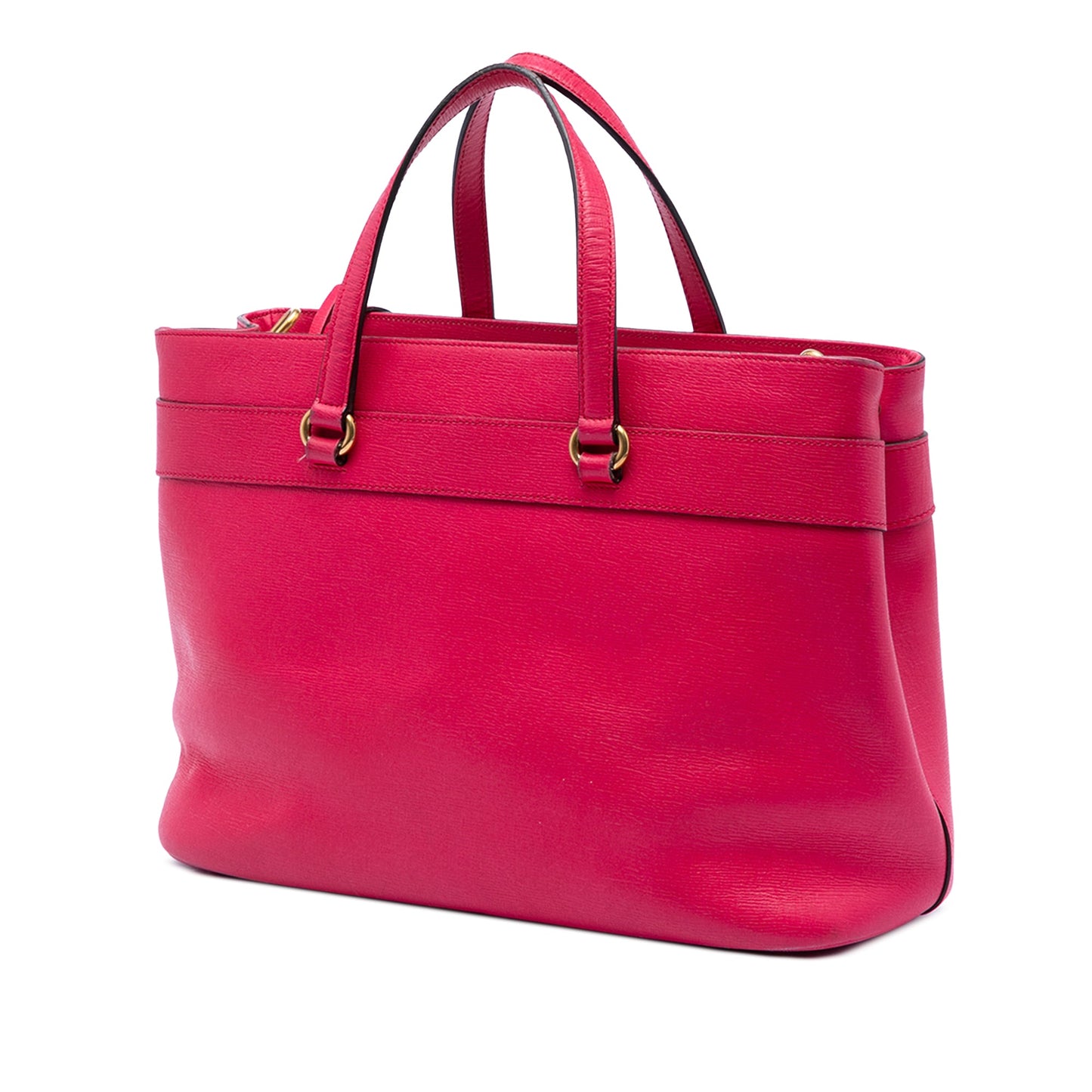 Gucci Leather Bright Bit Satchel