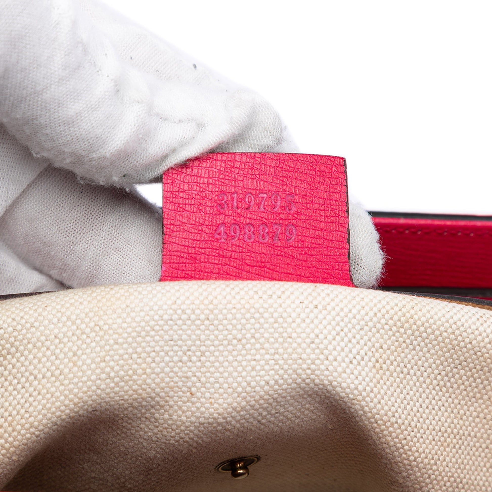 Gucci Leather Bright Bit Satchel