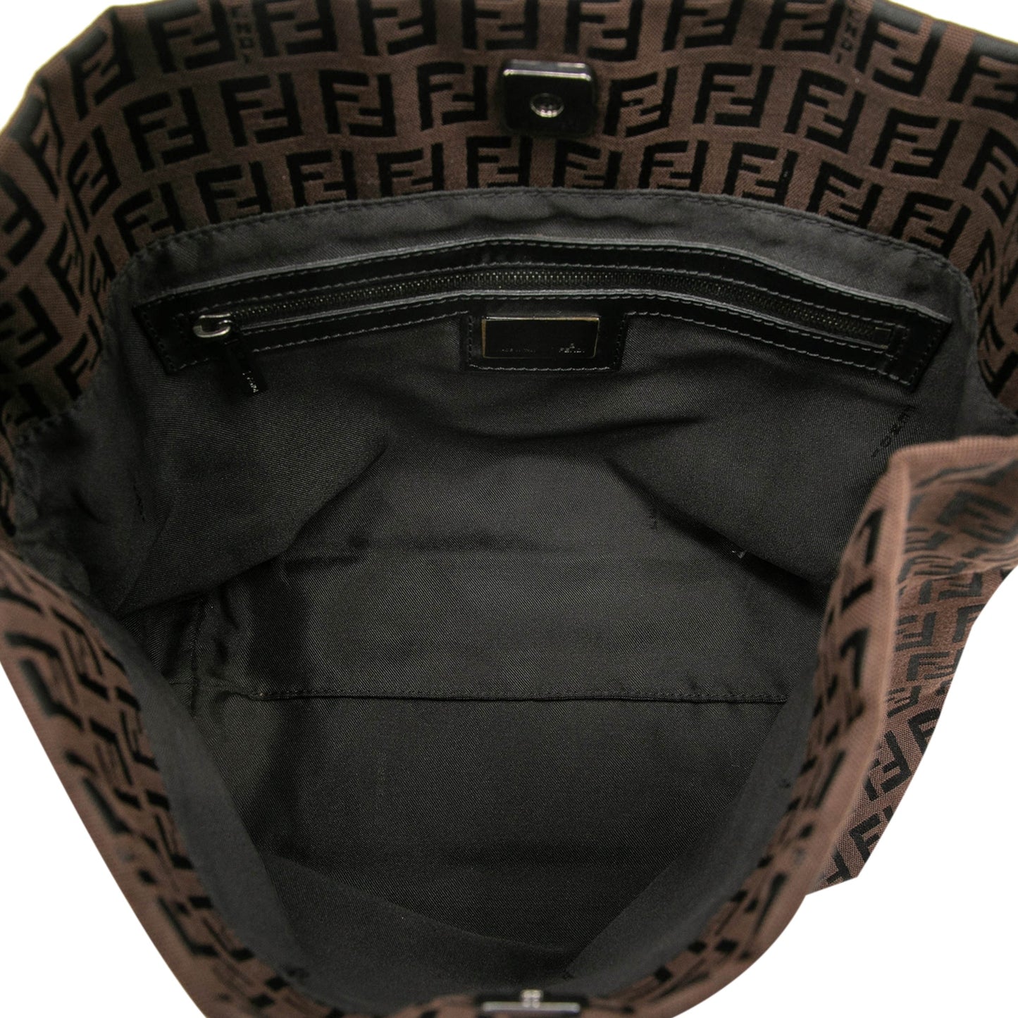 Fendi Zucchino Canvas Handbag