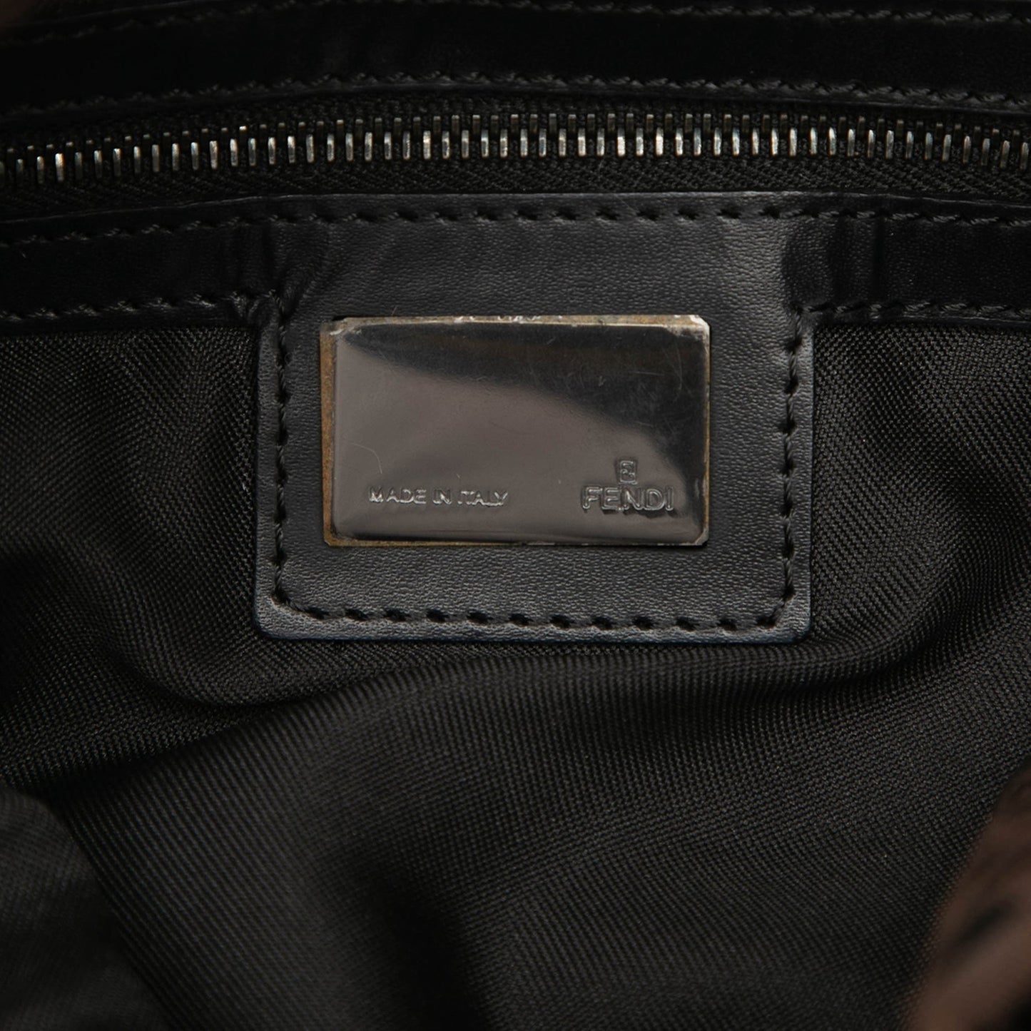Fendi Zucchino Canvas Handbag