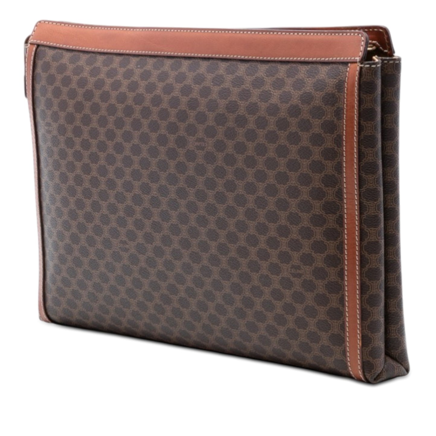 Celine Macadam Coated Canvas Clutch