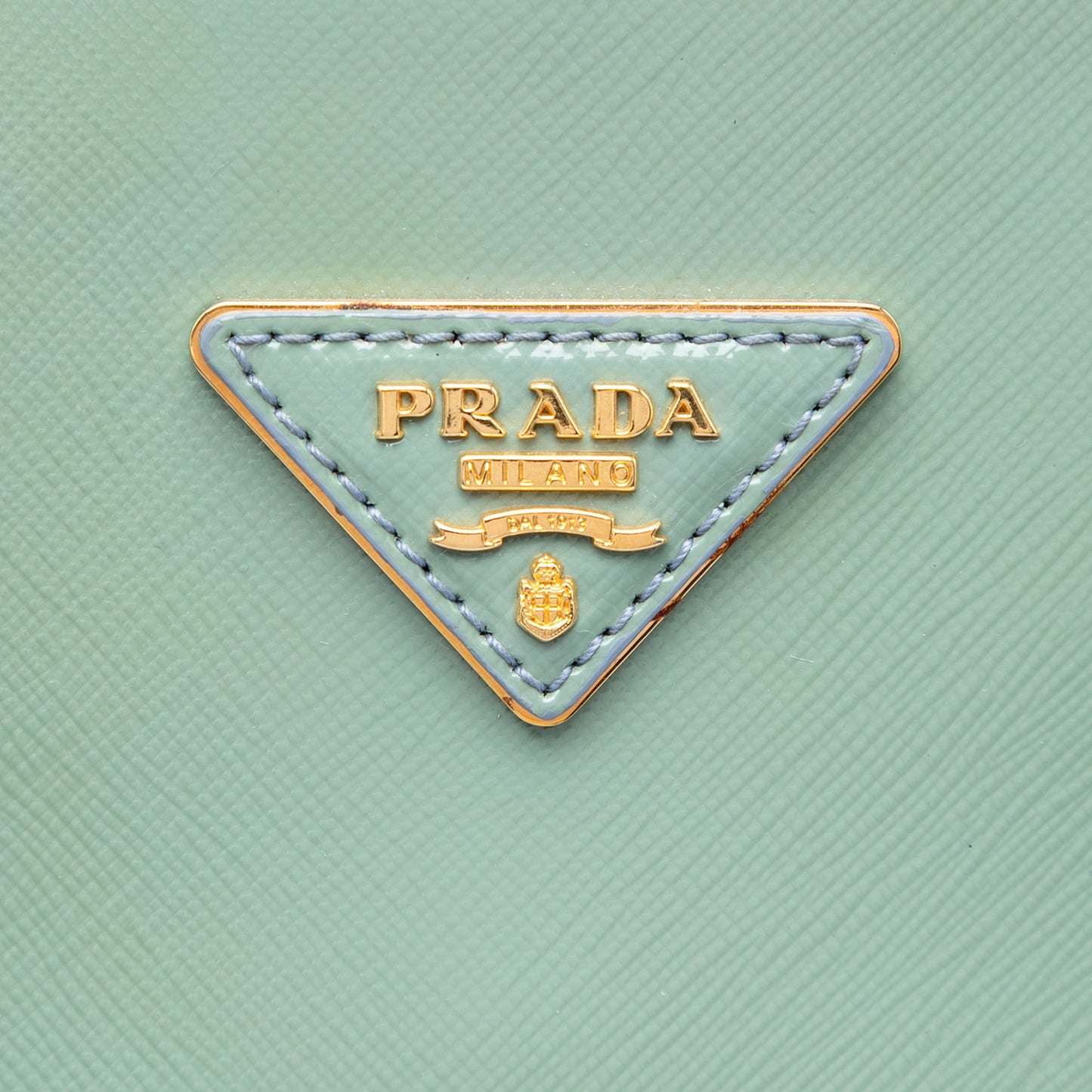 Prada Large Saffiano Vernice Promenade Satchel