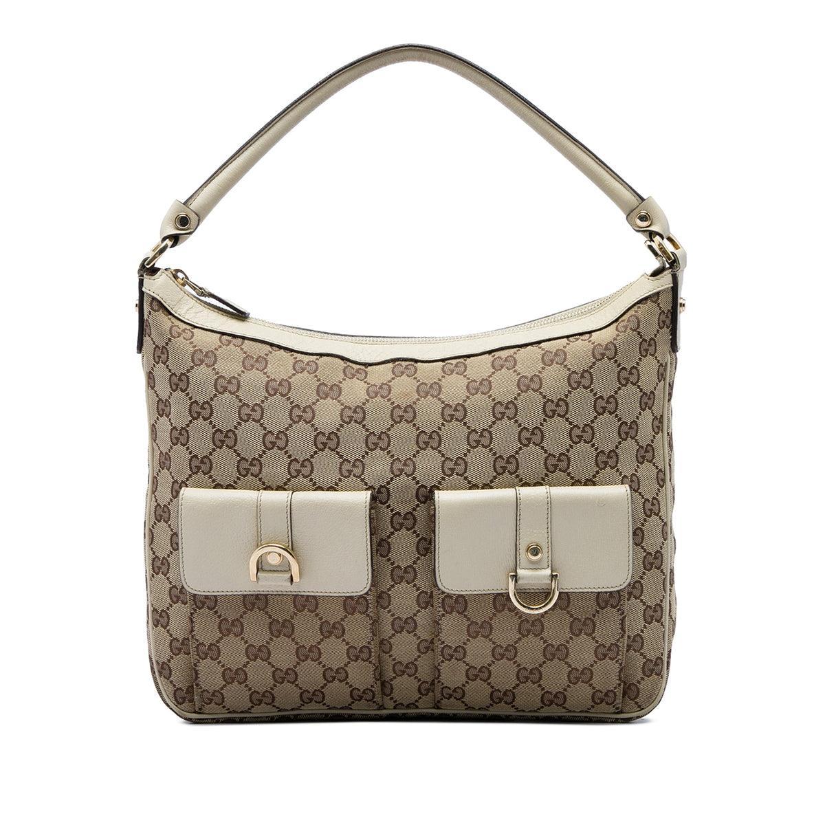 Gucci GG Canvas Abbey D Ring Handbag