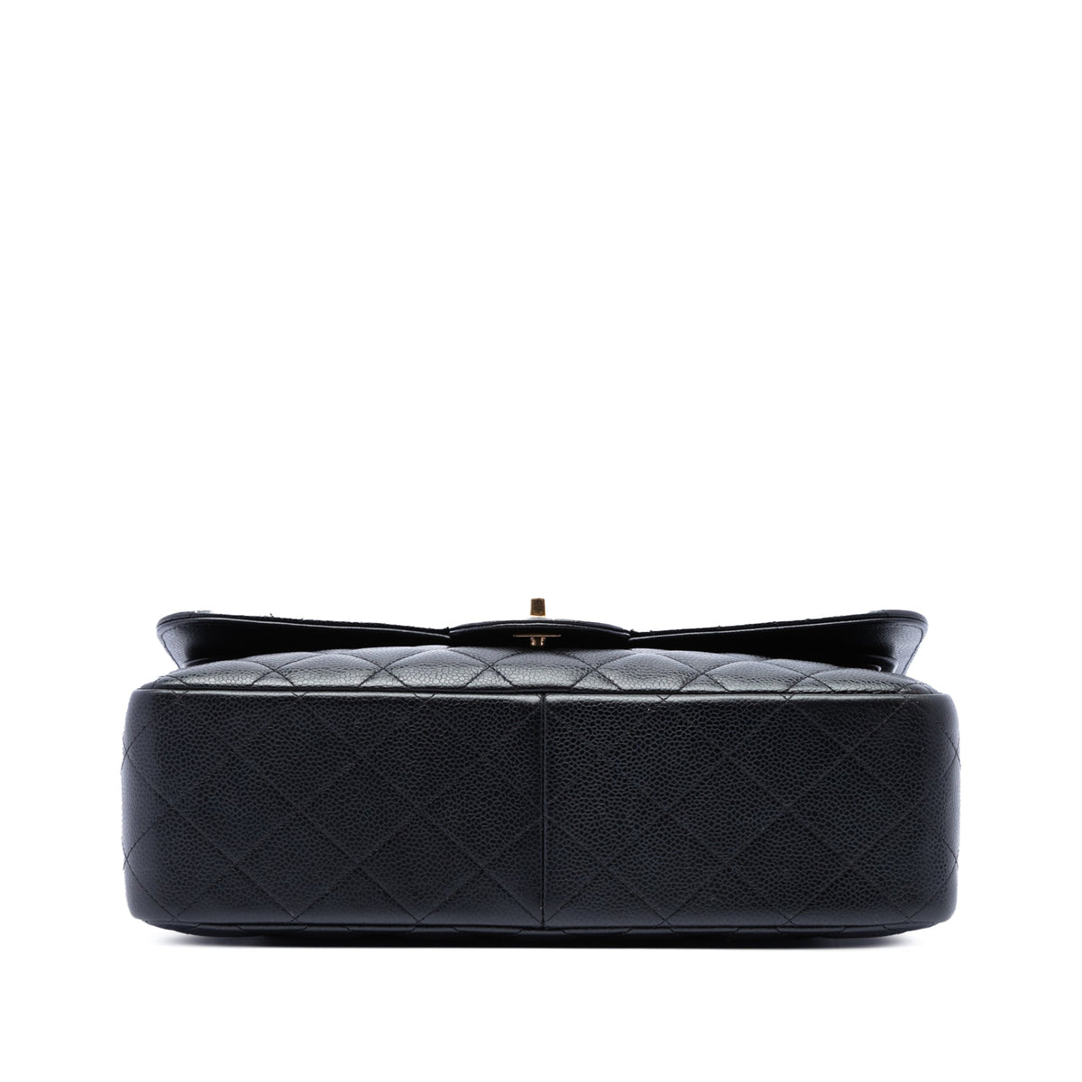 Chanel Jumbo Classic Caviar Double Flap — Black