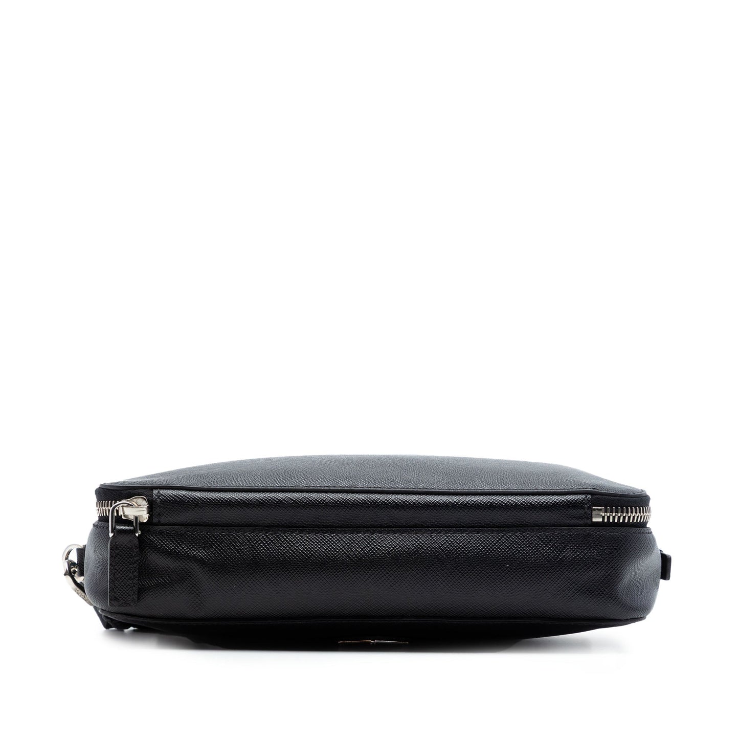 Prada Saffiano Double Zip Travel Pouch