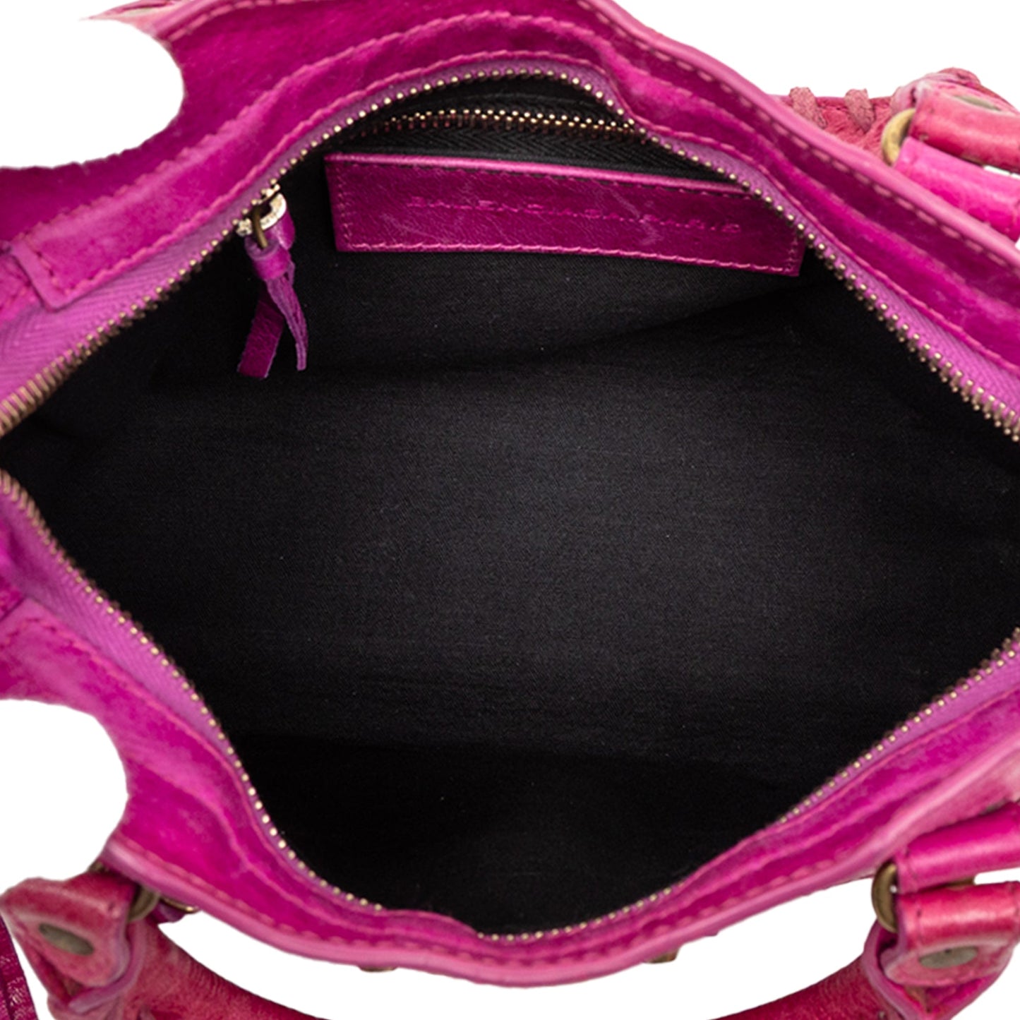 Balenciaga Mini Lambskin Motocross Stadio Laser Cut Cross Classic City Satchel