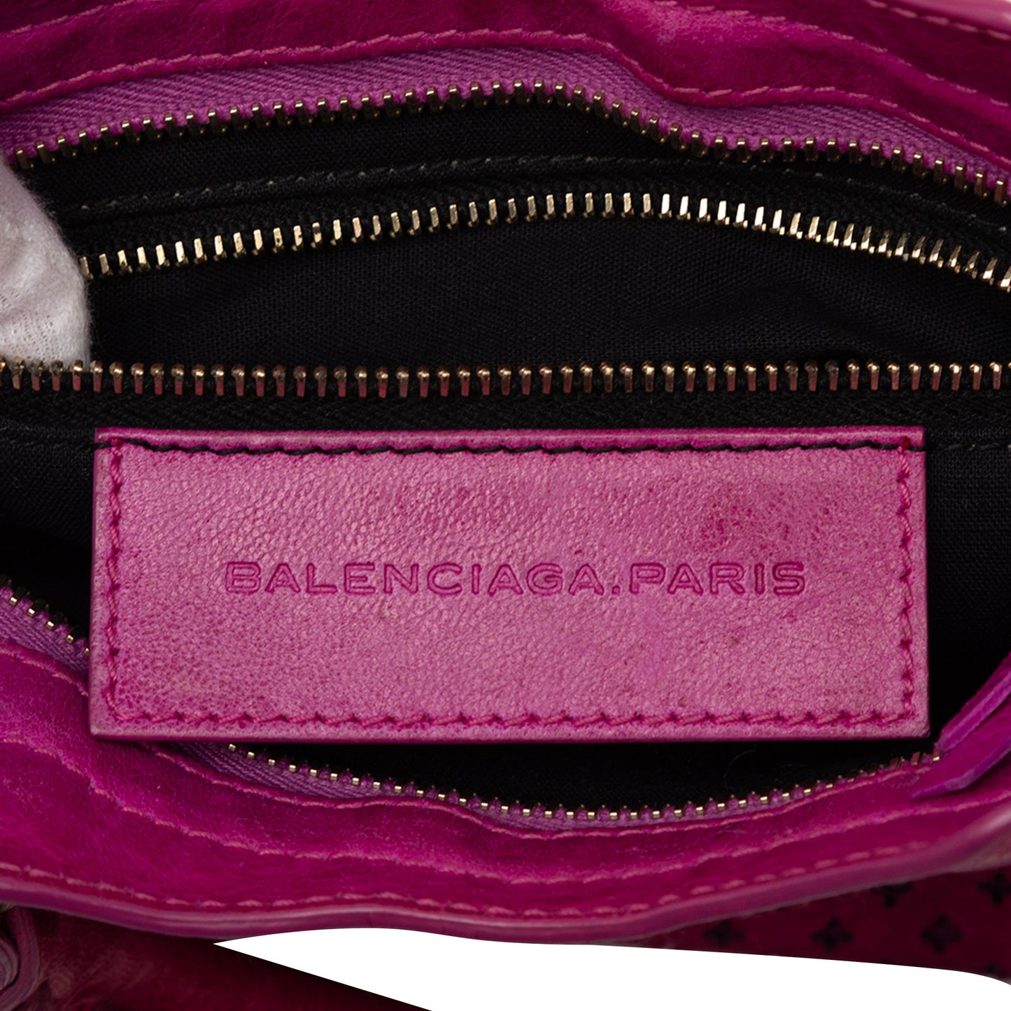 Balenciaga Mini Lambskin Motocross Stadio Laser Cut Cross Classic City Satchel